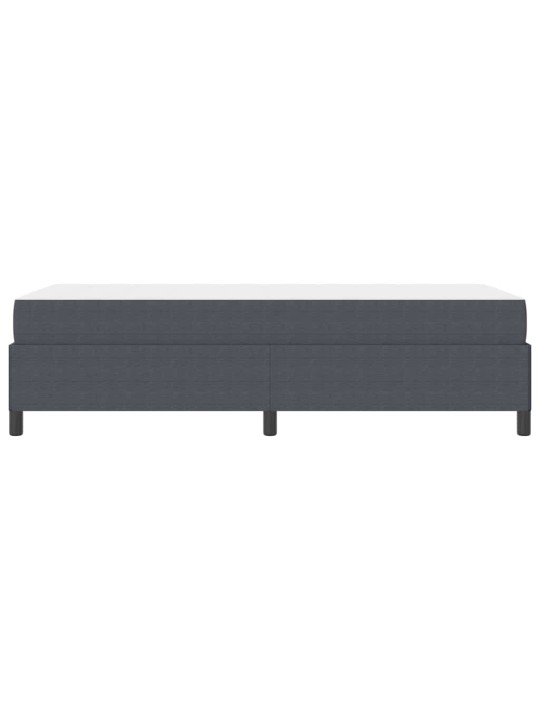 Gultas rāmis tumši pelēka 100 x 200 cm korduroja audums