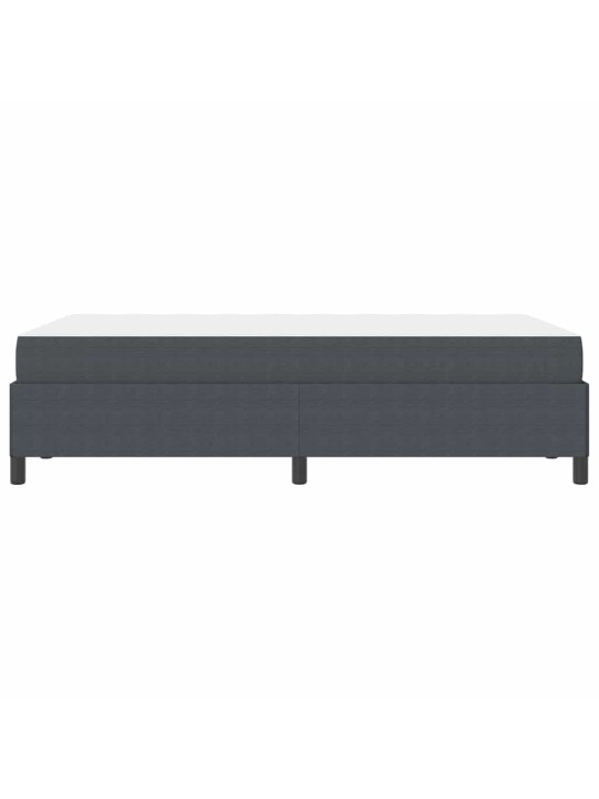 Gultas rāmis tumši pelēka 120 x 200 cm korduroja audums