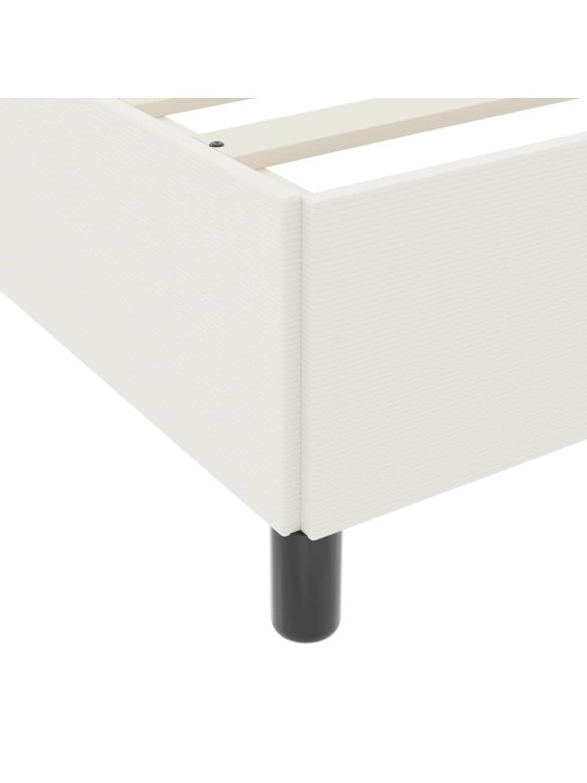 Gultas rāmis krēmkrāsa 120 x 200 cm korduroja audums