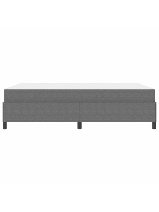 Gultas rāmis gaiši pelēka 140 x 190 cm korduroja audums