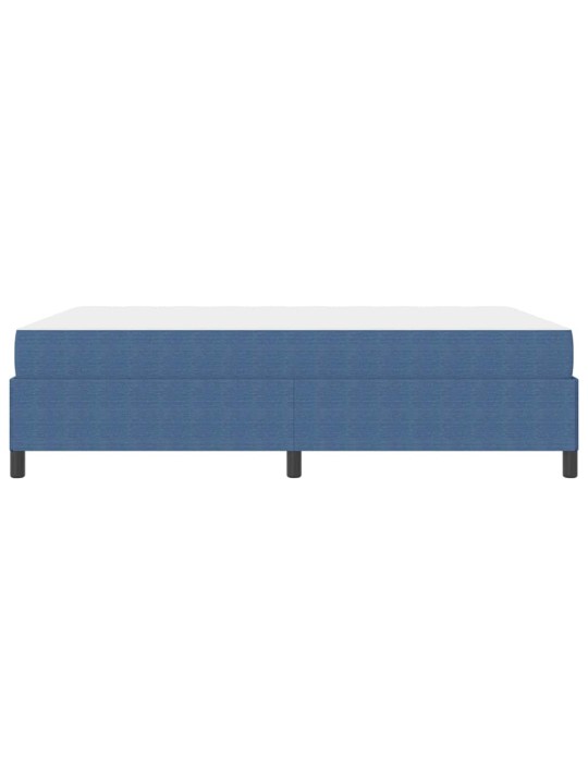 Gultas rāmis zila 140 x 200 cm korduroja audums