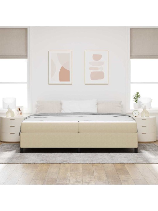 Gultas rāmis gaiši pelēks 200 x 200 cm korduroja audums