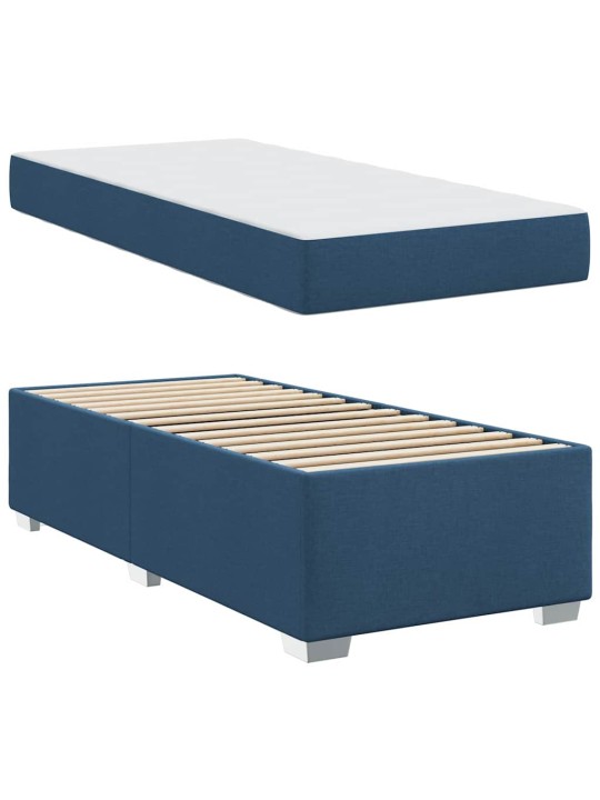 Gultas rāmis zila 80 x 200 cm audums
