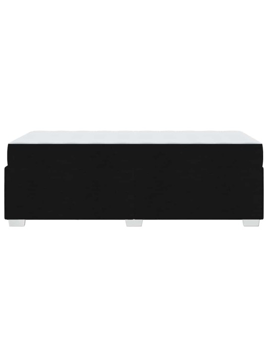 Gultas rāmis melna 90 x 190 cm audums