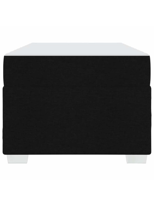 Gultas rāmis melna 90 x 200 cm audums