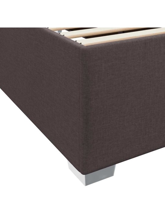 Gultas rāmis tumši brūna 100 x 200 cm audums