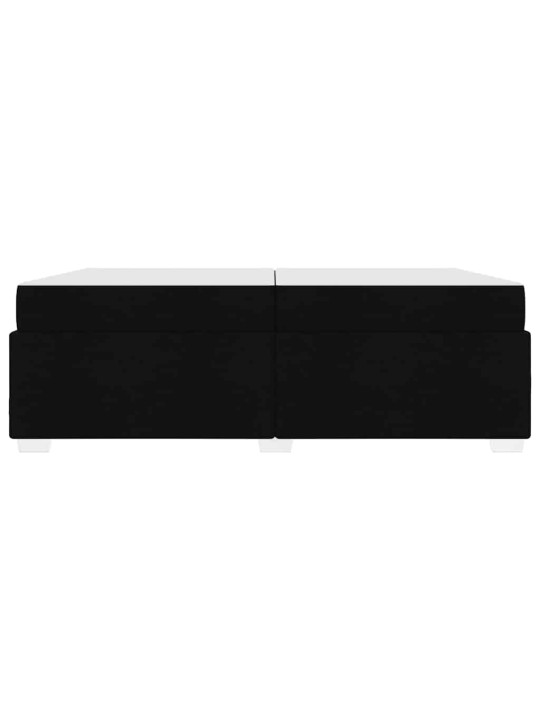Gultas rāmis melna 200 x 200 cm audums