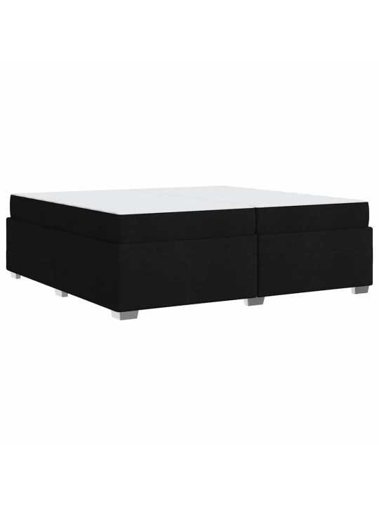 Gultas rāmis melna 200 x 200 cm audums