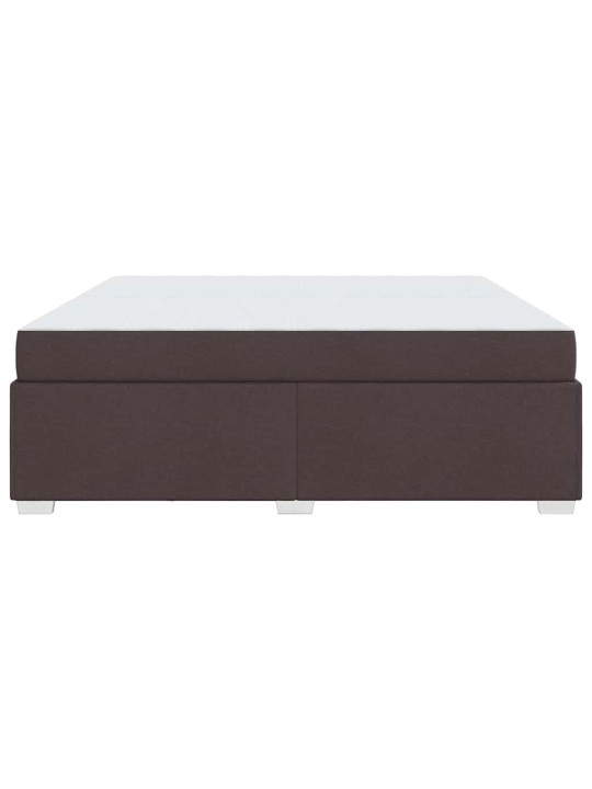 Gultas rāmis tumši brūna 200 x 200 cm audums