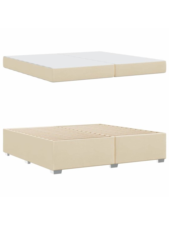 Gultas rāmis krēmkrāsa 200 x 200 cm audums