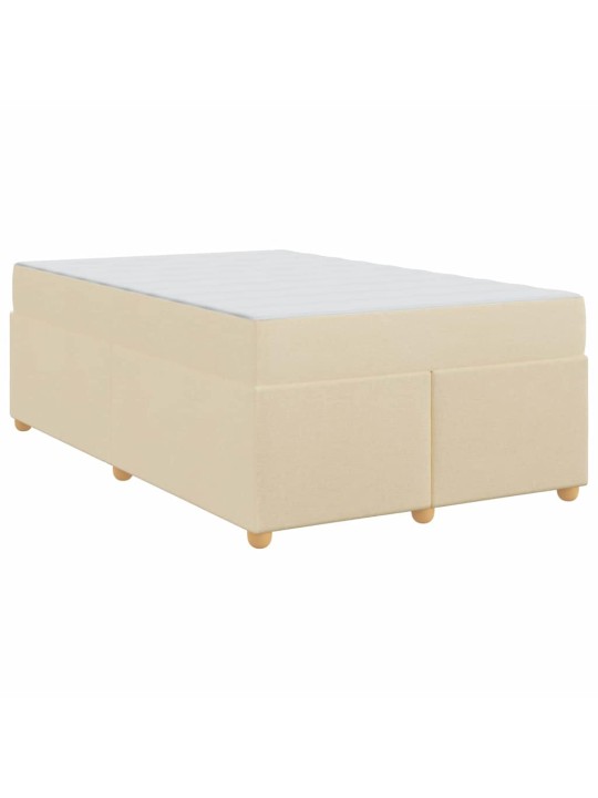 Gultas rāmis ar matraci krēmkrāsa 120 x 200 cm audums