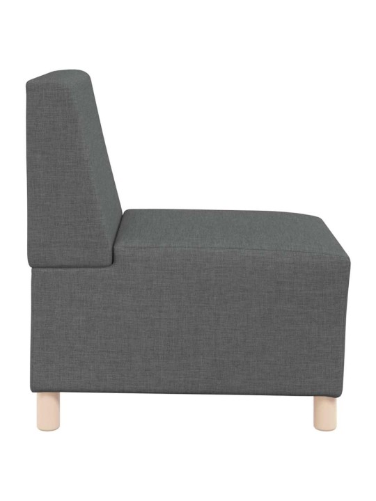Modulārais bezrku dīvāns 2 pcs tumši pelēka 55 x 74 x 82 cm