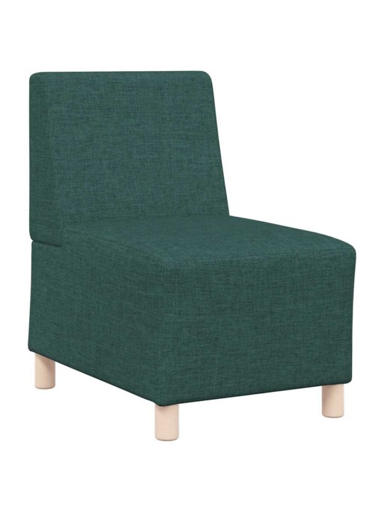 Modulārais bezrku dīvāns 2 pcs tumši zaļa 55 x 74 x 82 cm