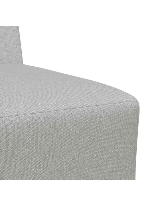 Modulārais bezrku dīvāns 2 pcs mākoņu pelēks 55 x 74 x 82 cm