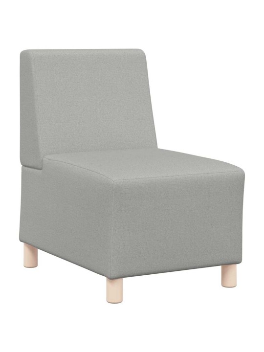 Modulārais bezrku dīvāns 2 pcs mākoņu pelēks 55 x 74 x 82 cm