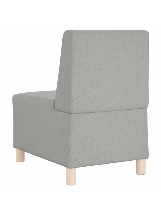 Modulārais bezrku dīvāns 2 pcs mākoņu pelēks 55 x 74 x 82 cm