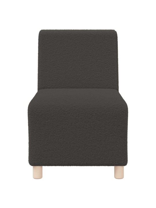 Modulārais bezrku dīvāns 2 pcs tumši pelēka 55 x 74 x 82 cm