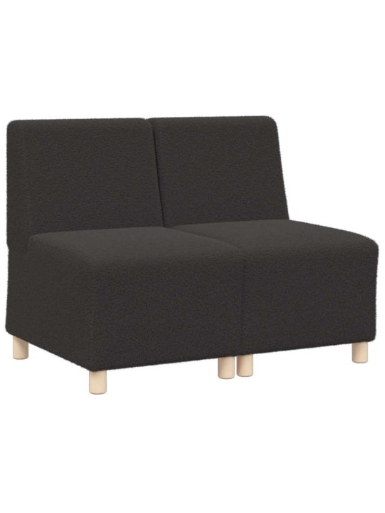 Modulārais bezrku dīvāns 2 pcs tumši pelēka 55 x 74 x 82 cm