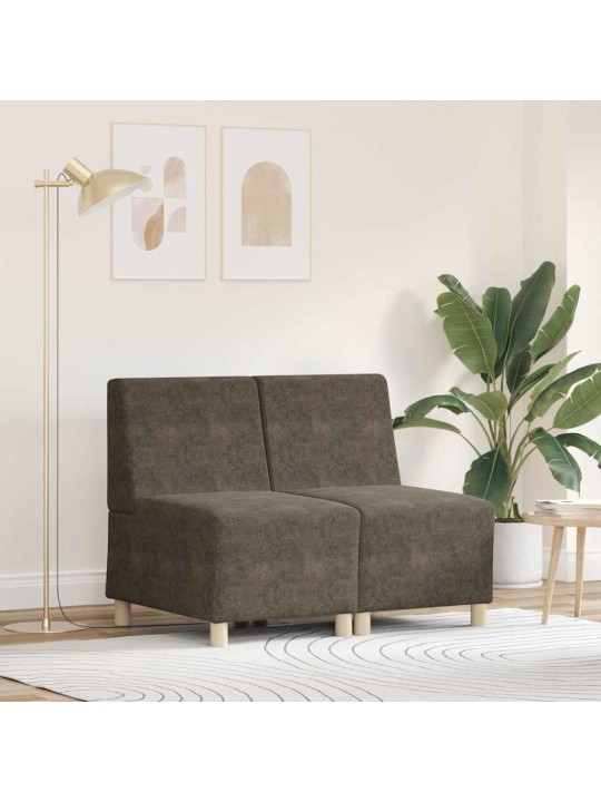 Dīvāna krēsls 2 pcs tumši pelēks 55 x 74 x 82 cm