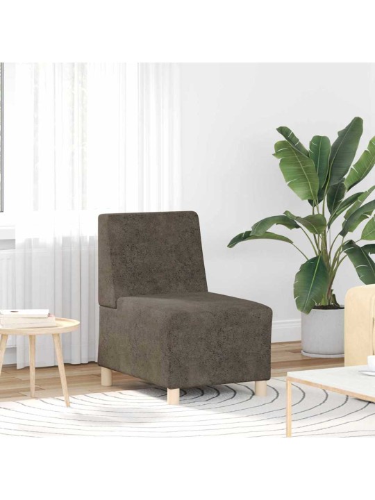 Dīvāna krēsls 2 pcs tumši pelēks 55 x 74 x 82 cm