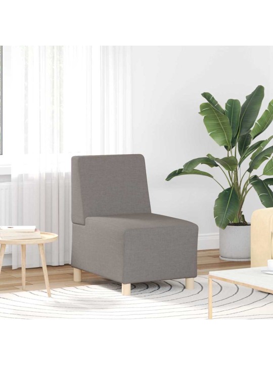 Modulārais bezrku dīvāns 3 pcs pelēkbrūna 55 x 74 x 82 cm