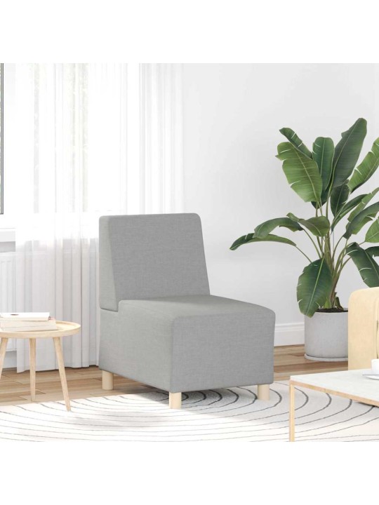 Modulārais bezrku dīvāns 3 pcs mākoņu pelēks 55 x 74 x 82 cm