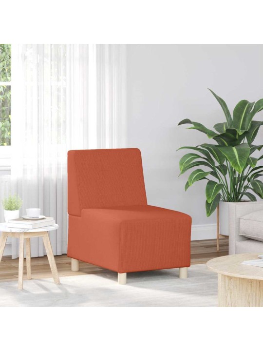 Modulārais bezrku dīvāns 3 pcs oranža 55 x 74 x 82 cm