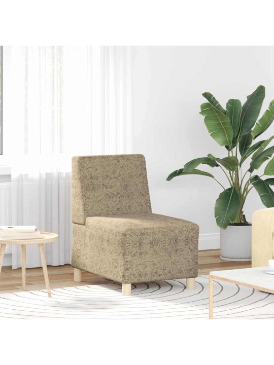 Dīvāna krēsls 3 pcs gaiši pelēks 55 x 74 x 82 cm