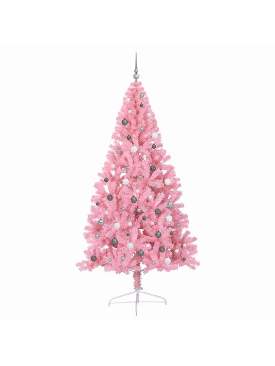 Ziemassvētku eglīte rozā 240 cm pvc