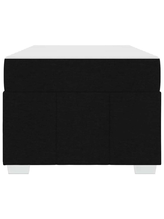 Gultas rāmis ar matraci melna 90 x 190 cm audums