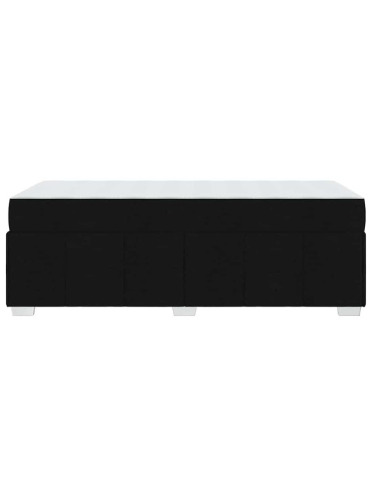 Gultas rāmis ar matraci melna 90 x 190 cm audums