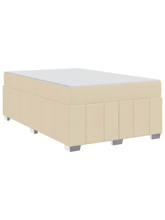 Gultas rāmis ar matraci krēmkrāsa 120 x 200 cm audums