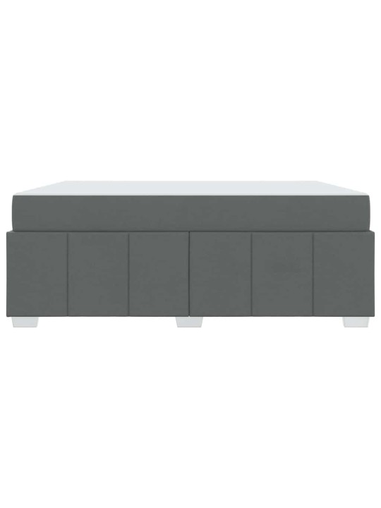 Gultas rāmis ar matraci tumši pelēka 180 x 200 cm audums