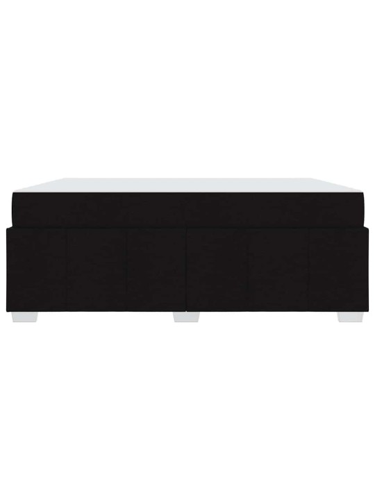 Gultas rāmis ar matraci melna 180 x 200 cm audums