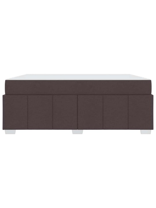 Gultas rāmis ar matraci tumši brūna 180 x 200 cm audums