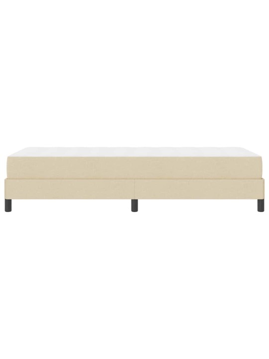 Kontinentālā gulta ar matraci krēmkrāsa 100 x 200 cm audums