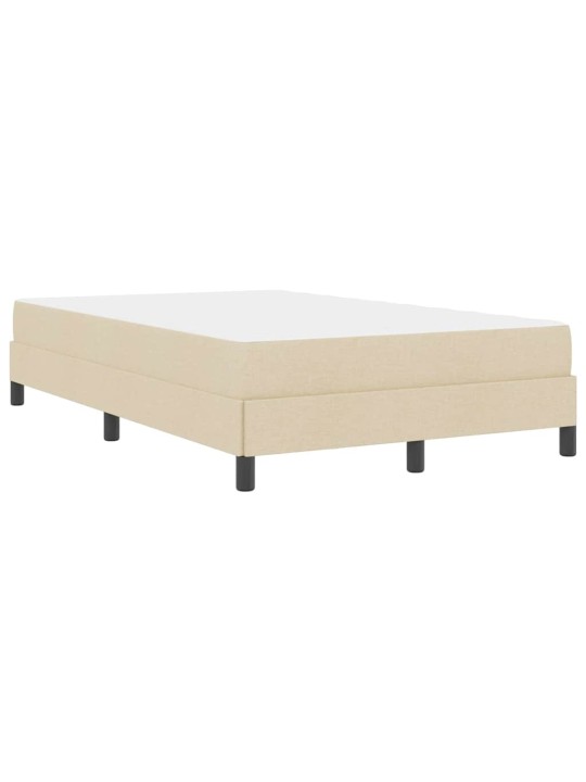 Kontinentālā gulta ar matraci krēmkrāsa 120 x 200 cm audums
