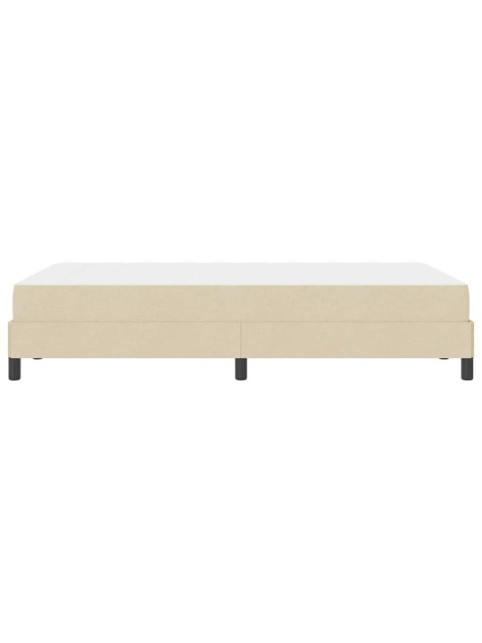 Kontinentālā gulta ar matraci krēmkrāsa 120 x 200 cm audums