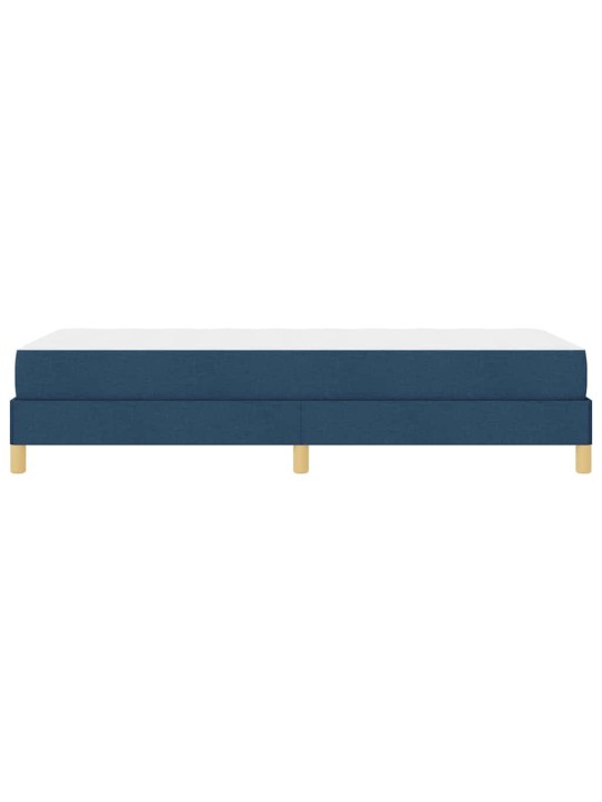 Kastītes atsperu gulta zila un balta 100 x 200 cm putas