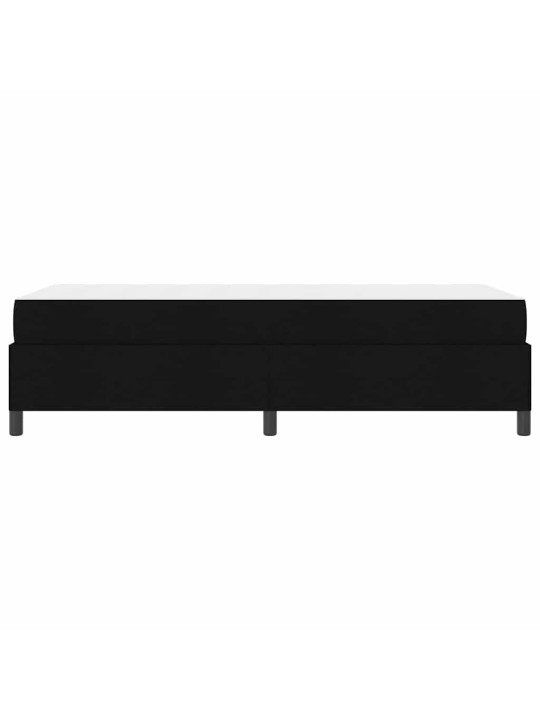 Kontinentālā gulta melns un melns 80 x 200 cm