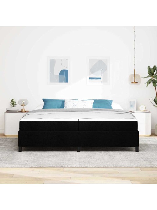 Kontinentālā gulta melns un melns 200 x 200 cm
