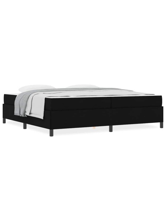 Kontinentālā gulta melns un melns 200 x 200 cm