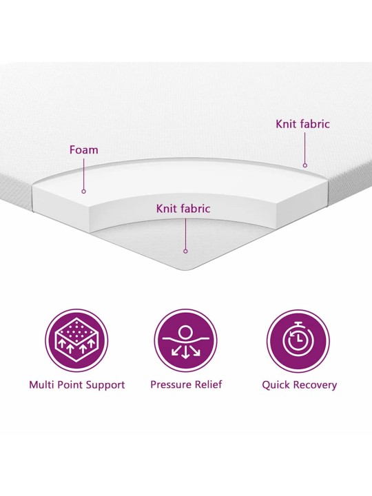 Kastītes atsperu gulta ar matraci melna 200 x 200 cm samts