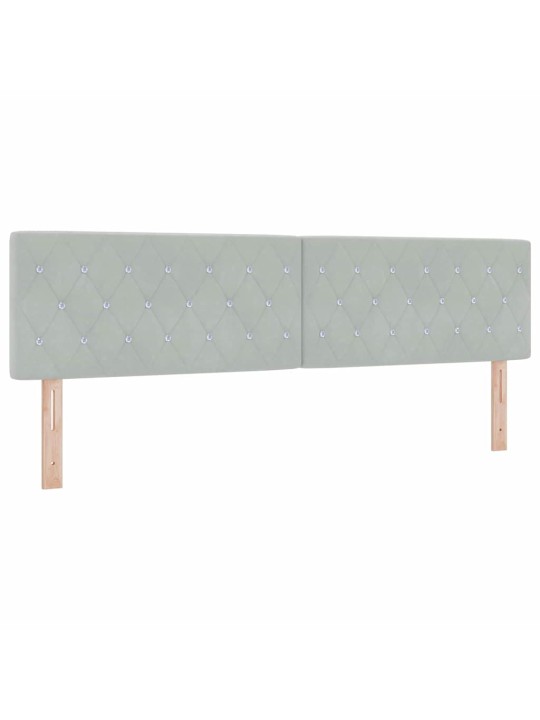 Gultas rāmis ar matraci melnā krāsā 100x200 cm samts ar matraci