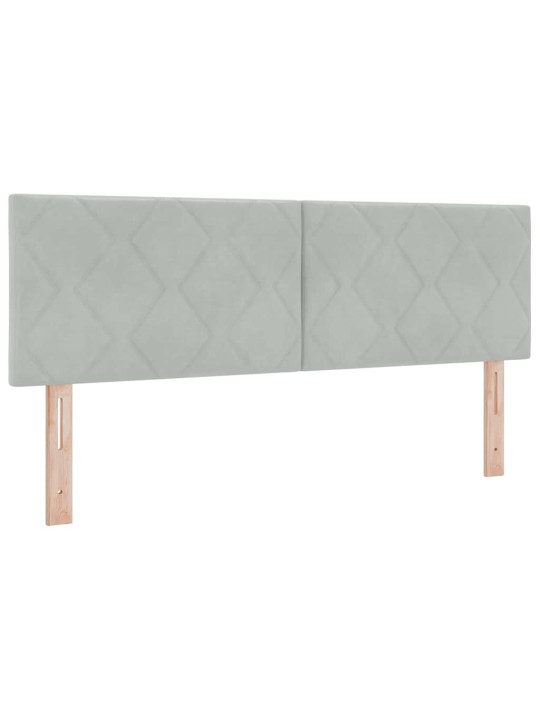 Gultas rāmis ar matraci melnā krāsā 100x200 cm samts ar matraci