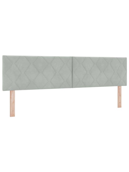 Gultas rāmis ar matraci melnā krāsā 100x200 cm samts ar matraci