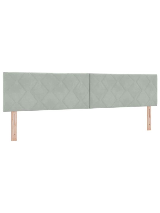 Gultas rāmis ar matraci melnā krāsā 100x200 cm samts ar matraci