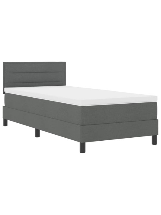 Kontinentālā gulta tumši pelēka 80 x 200 cm audums