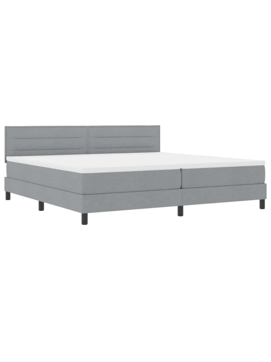 Kontinentālā gulta gaiši pelēka 200 x 200 cm audums