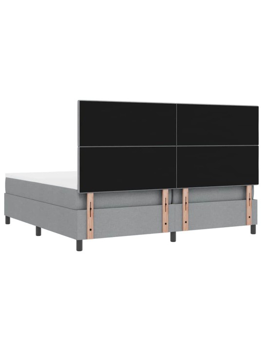 Kontinentālā gulta gaiši pelēka 200 x 200 cm audums